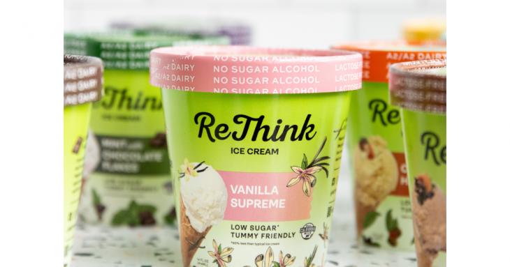 RETHINK ICE CREAM DEBUTS PRODUCT REFORMULATION AND PACKAGING REFRESH